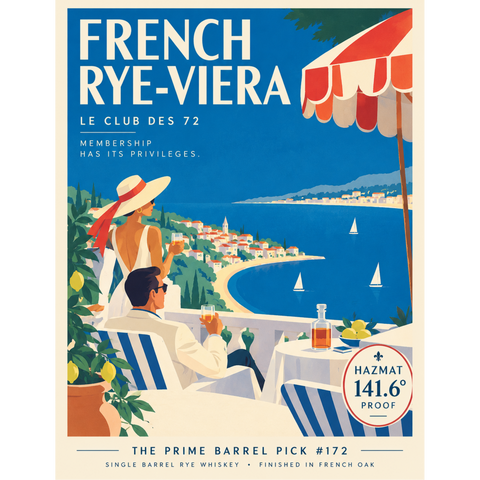 Selection #172: New England Barrel Company "French Rye-viera" Barrel Sticker