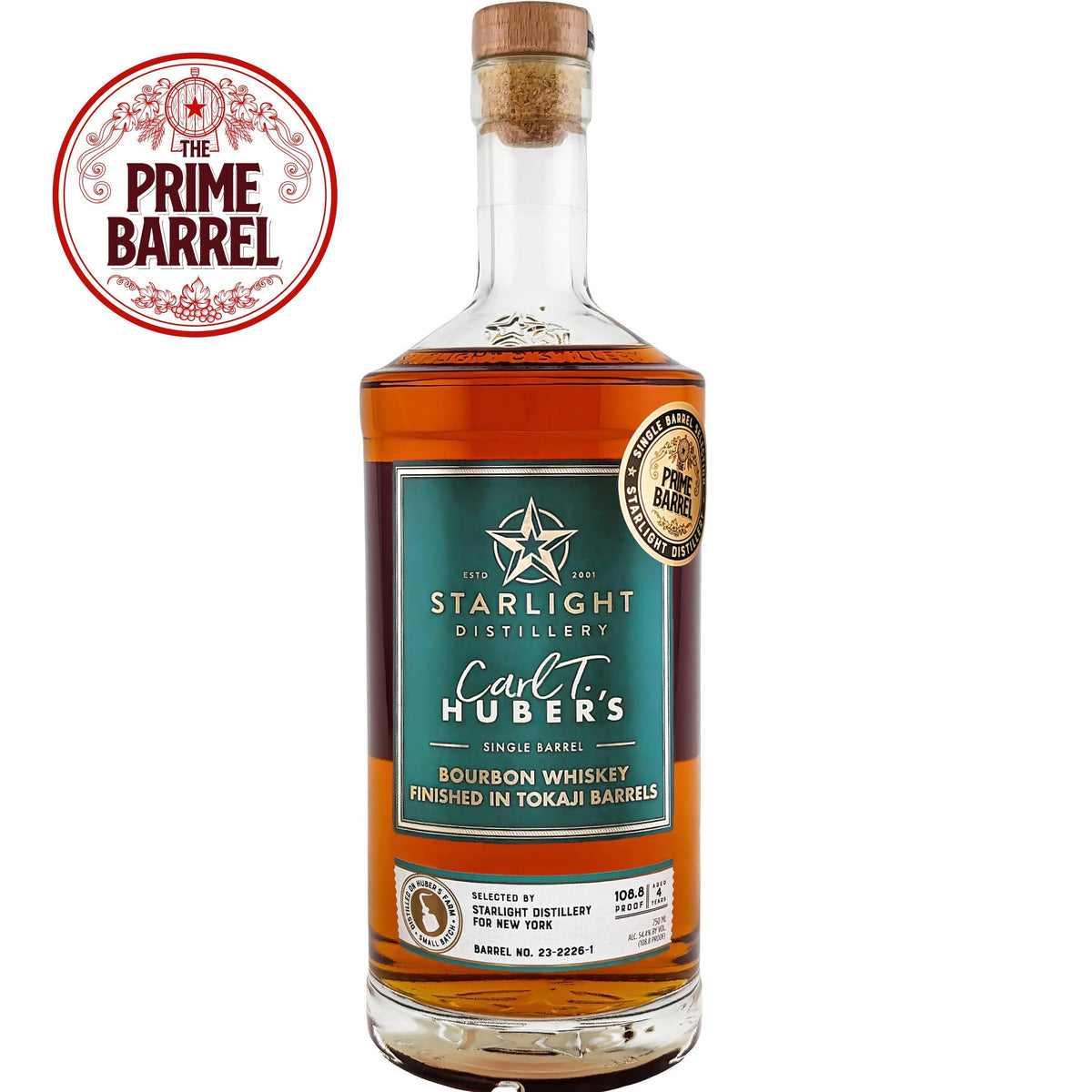 Starlight Distillery "The Joy Of Starlight, Ep. 8" Single Barrel Bourbon Whiskey Finished in Tokaji Barrels The Prime Barrel Pick #93