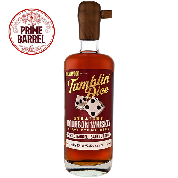 Tumblin' Dice "A Natural" 7 Year Single Barrel Straight Bourbon Whiskey The Prime Barrel Pick #123