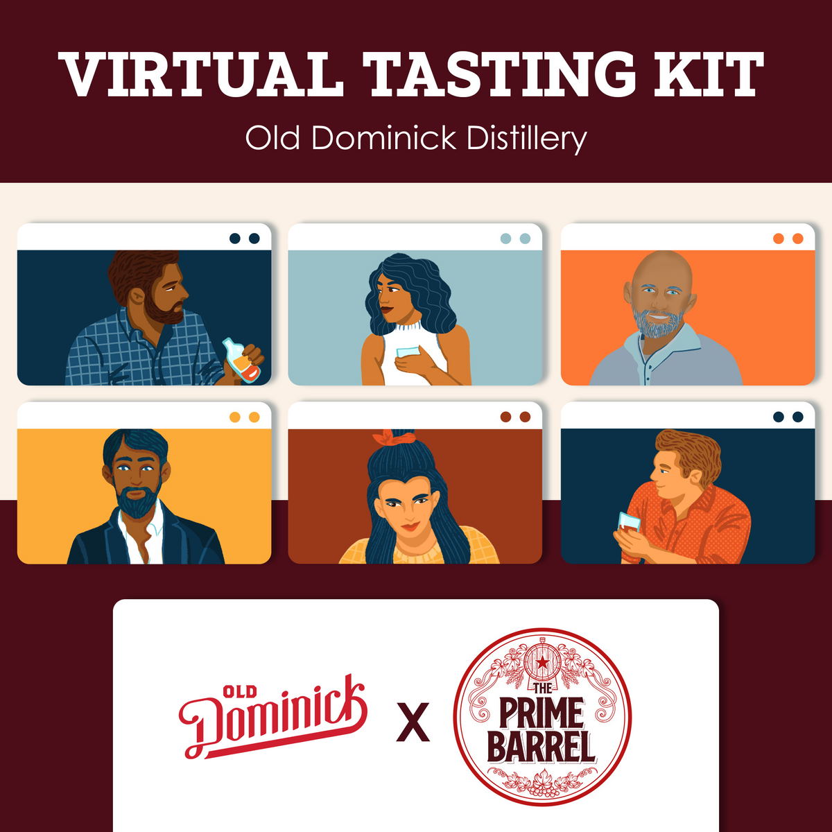 Old Dominick Distillery Sample Set — enlarged photograph 1