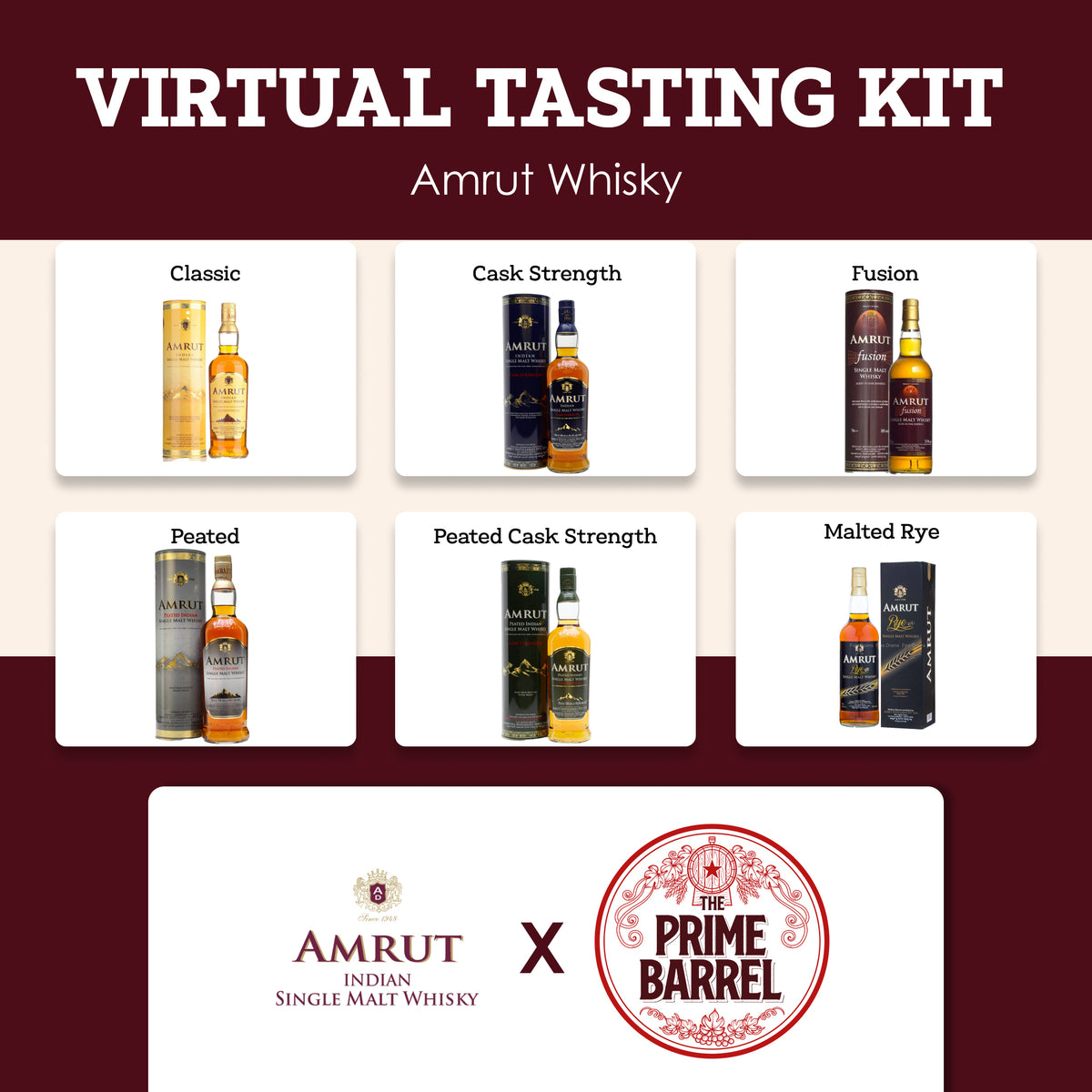 Amrut Indian Single Malt Whisky Sample Set — enlarged photograph 2