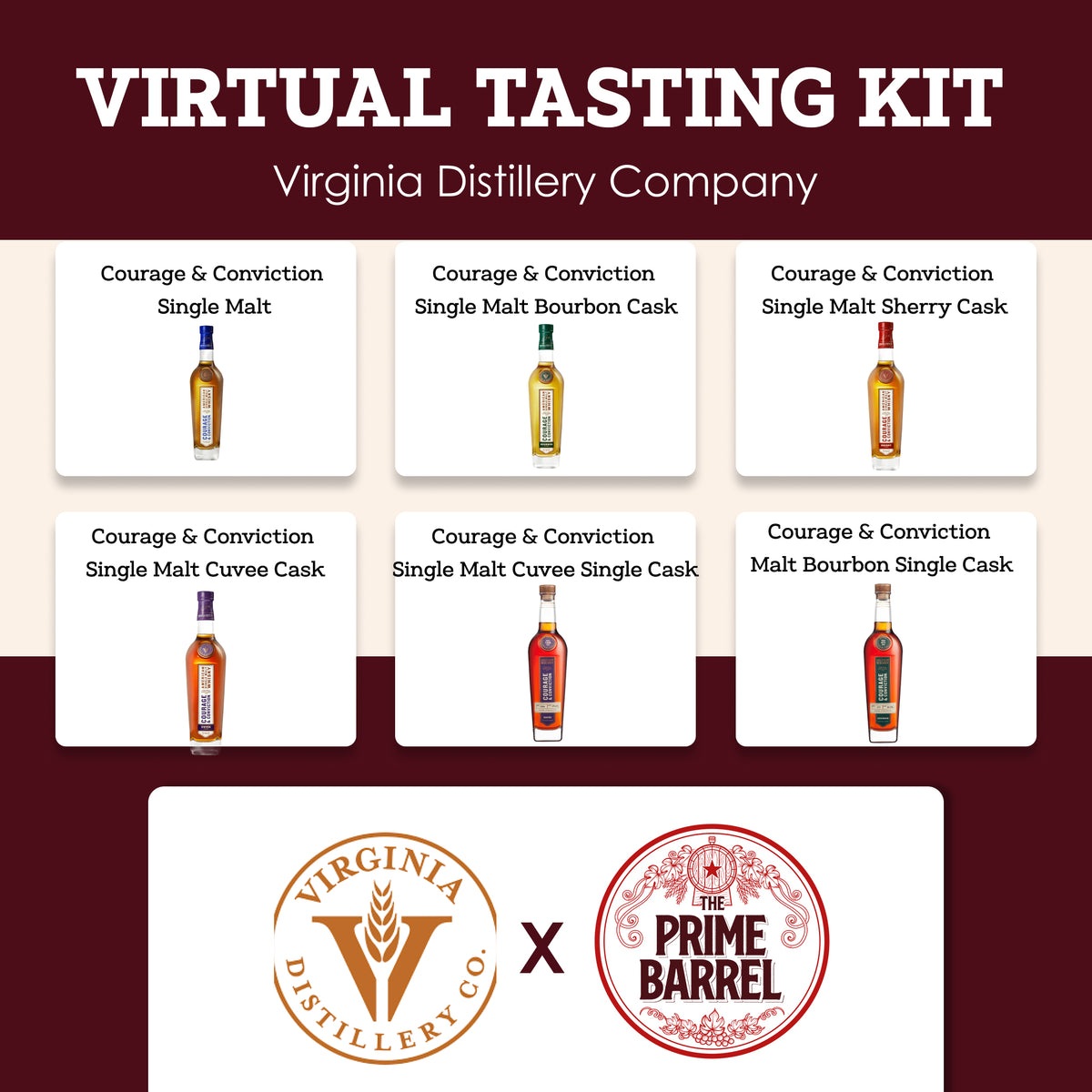 Courage & Conviction Whiskey Sample Set — enlarged photograph 2