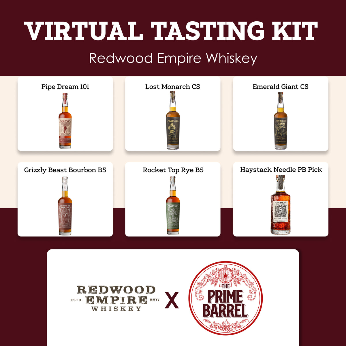 Redwood Empire Whiskey Sample Set — tasting kit photograph 2