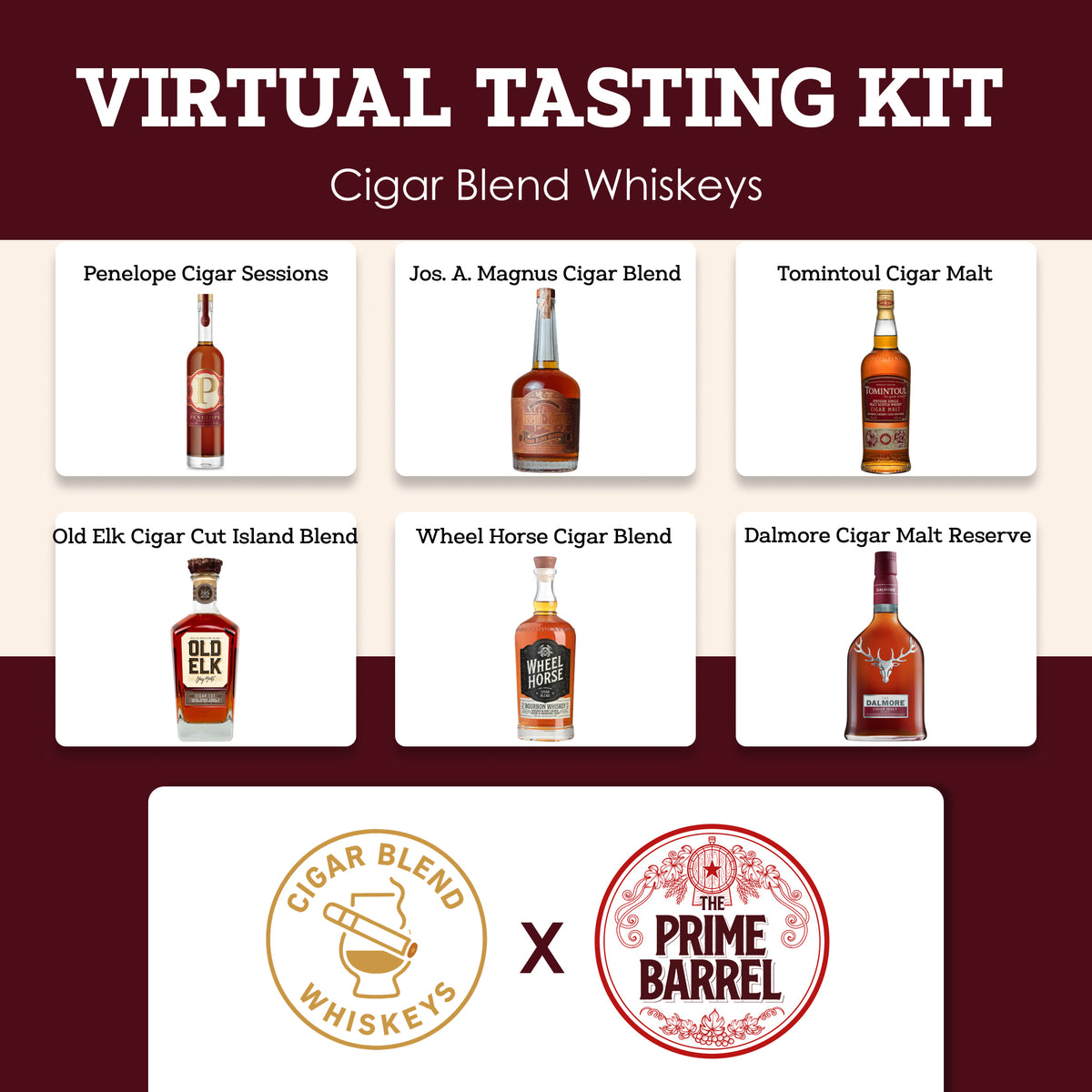 Cigar Blend Whiskeys Sample Set — enlarged photograph 2