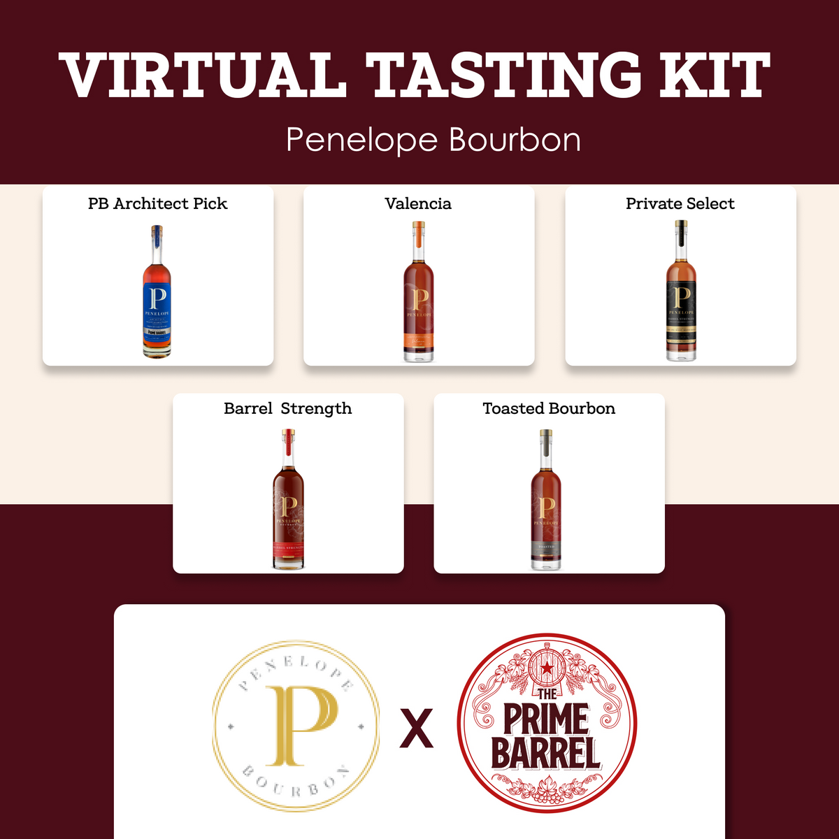 Penelope Bourbon Sample Set — tasting kit photograph 2