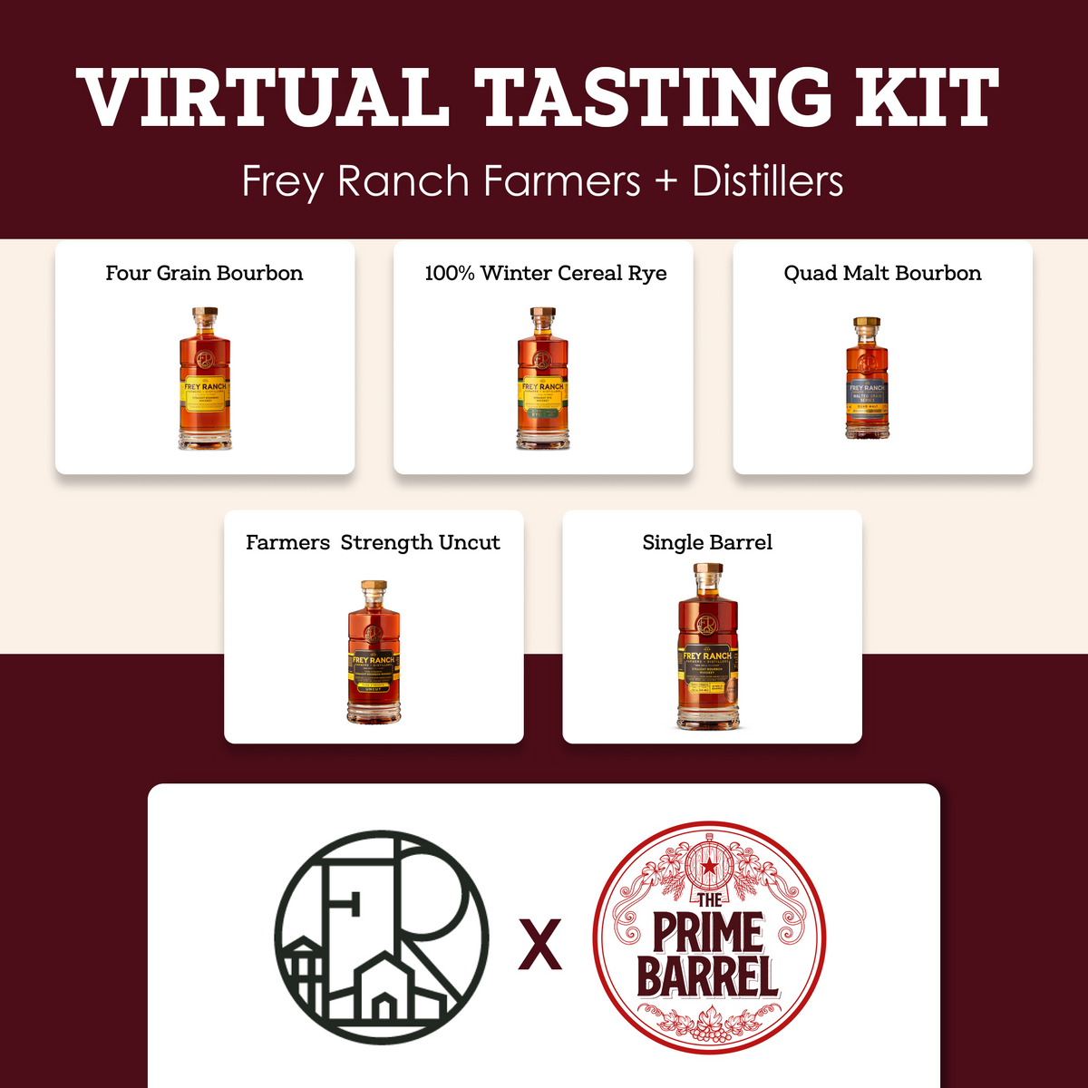 Frey Ranch Faermers + Distillers Tasting Kit | The Prime Barrel — tasting kit photograph 2
