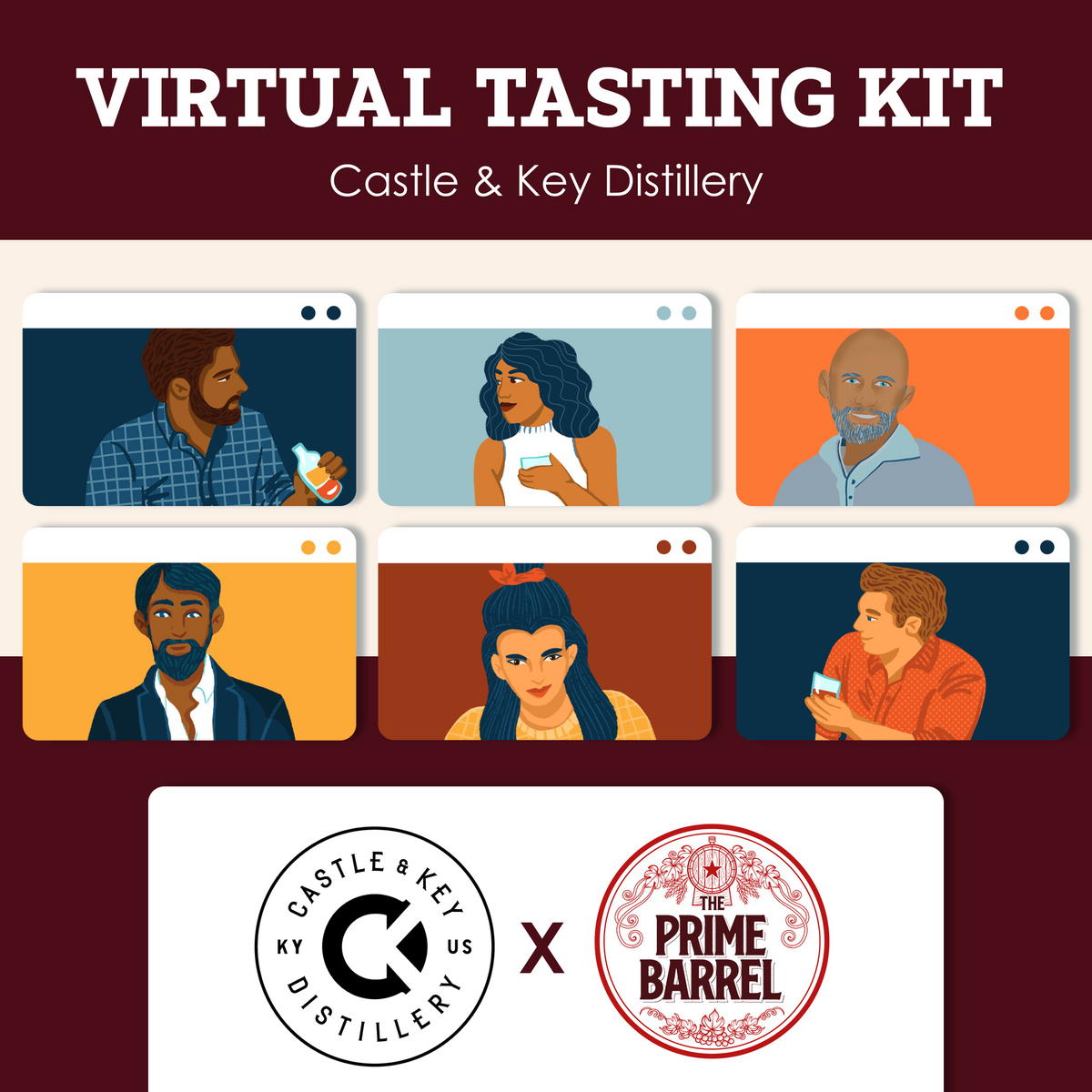 Castle & Key Distillery Sample Set — enlarged photograph 1