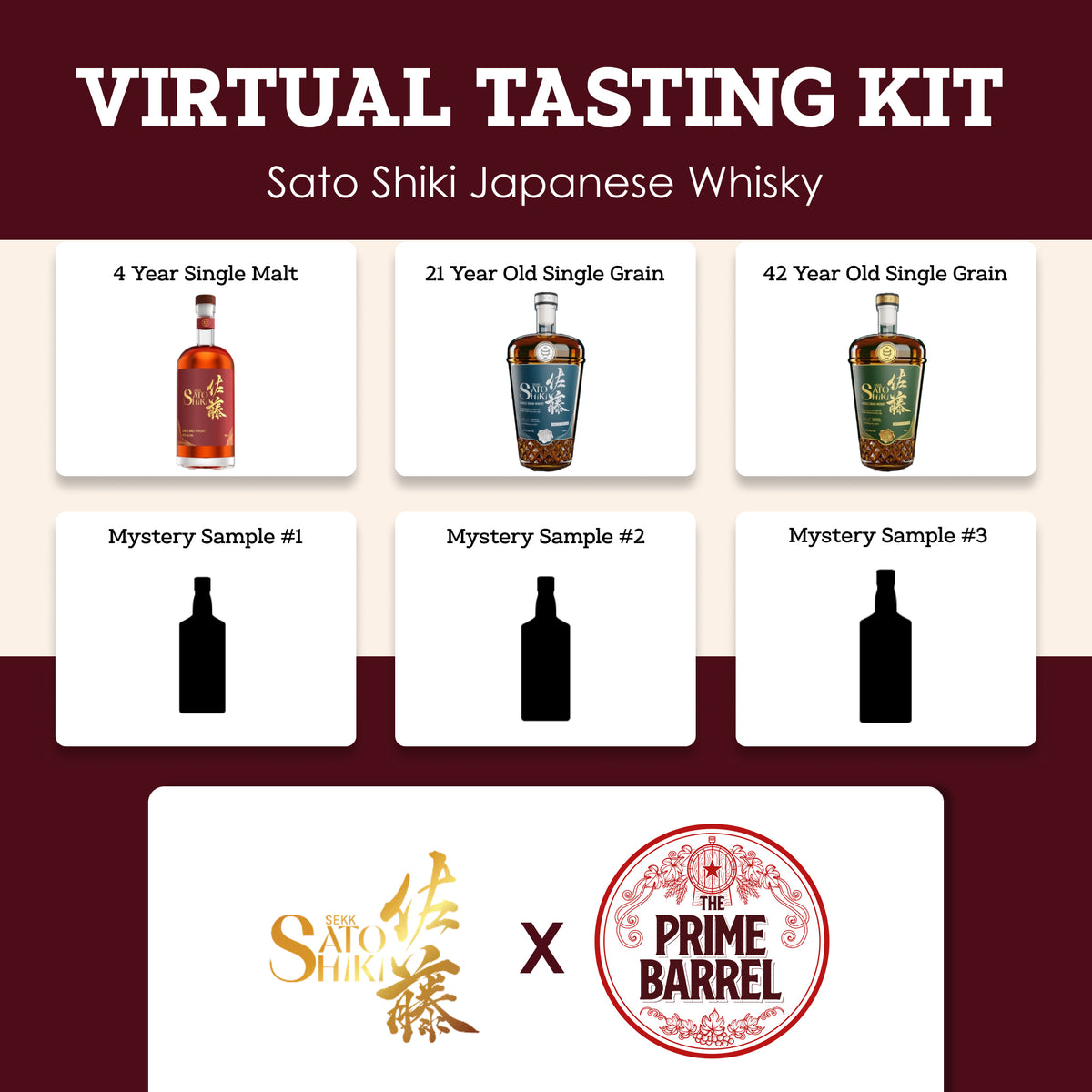 Japanese Whisky Sample Set — tasting kit photograph 2