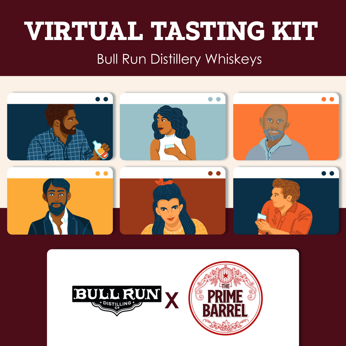 Bull Run Distillery Sample Set — tasting kit photograph 1