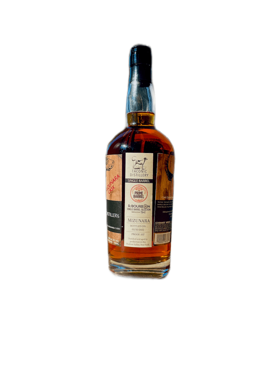 Taconic Distillery "The Mythical Mizunara" Collaboration Dutchess Private Reserve Straight Bourbon Whiskey Mizunara Cask Finish