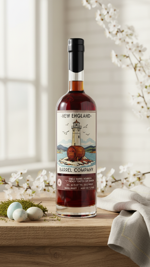 New England Barrel Company 7.5 Years Single Barrel Bourbon French Toasted Oak Finish The Prime Barrel Pick #155 | Free Shipping on 3+ bottles