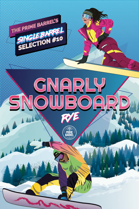 Selection #10: High West "Gnarly Snowboard" Double Rye Sticker