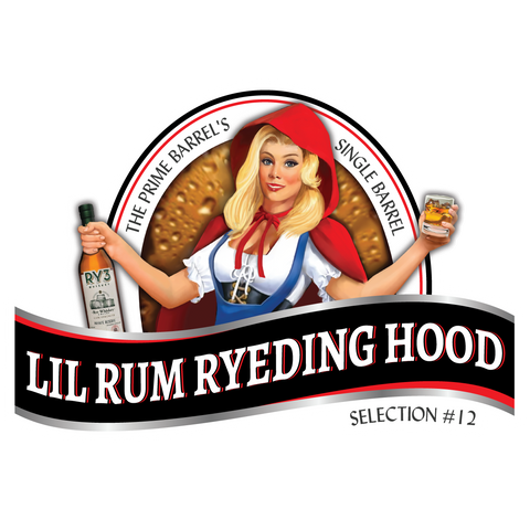 Selection #12: RY3 "Lil Rum Ryeding Hood" Rye Sticker