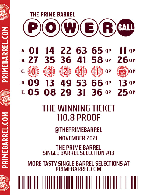 Selection #13: Maker’s Mark ”The Winning Ticket” Private Select Sticker