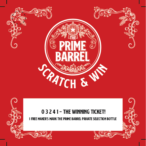 Maker’s Mark ”The Winning Ticket” Private Select Single Barrel Kentucky Straight Bourbon Whiskey The Prime Barrel Pick #13 - De Wine Spot | DWS - Drams/Whiskey, Wines, Sake