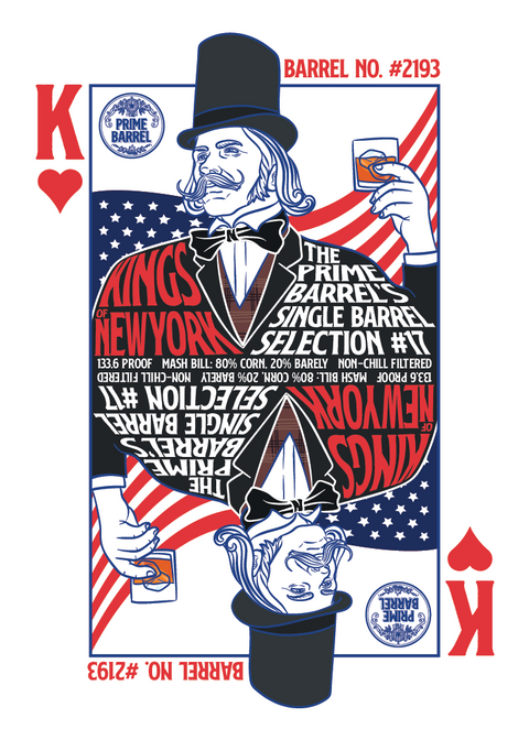 Selection #17: Kings County 6 Year Old ”Kings of New York” Bourbon Sticker