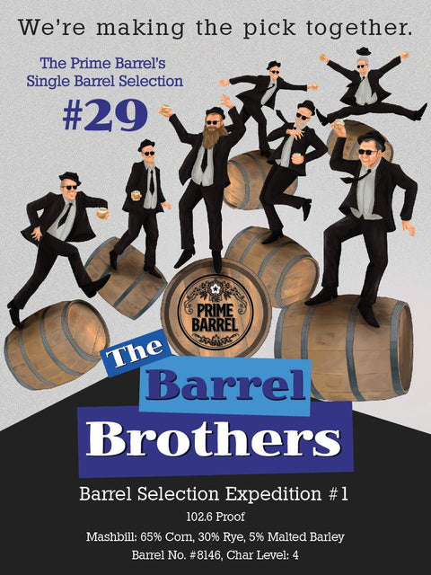 New Riff Distilling "Barrel Brothers" Single Barrel Straight Bourbon Whiskey The Prime Barrel Pick #29 - De Wine Spot | DWS - Drams/Whiskey, Wines, Sake