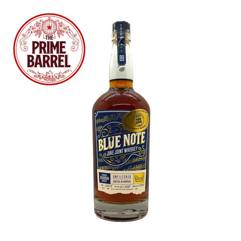 Blue Note Juke Joint Uncut "Old School" Single Barrel Straight Bourbon Whiskey The Prime Barrel Pick #39