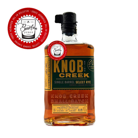 Knob Creek "Bourbon Judge" 6 Year Old Single Barrel Kentucky Straight Rye Whiskey - De Wine Spot | DWS - Drams/Whiskey, Wines, Sake