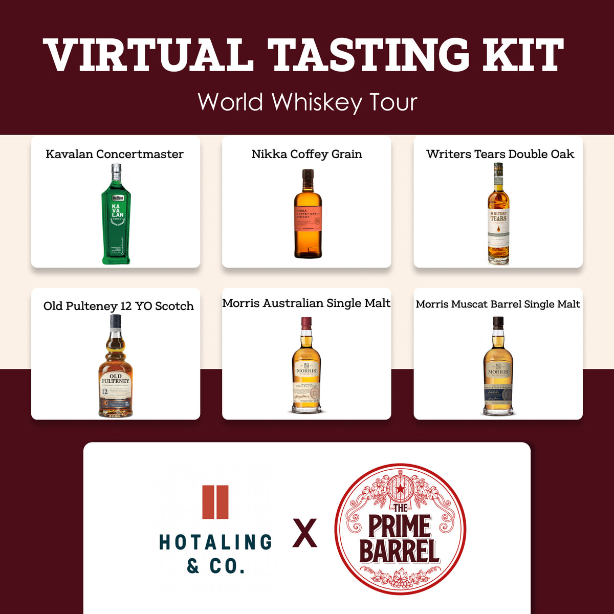 World Whiskey Tour Sample Set — tasting kit photograph 2