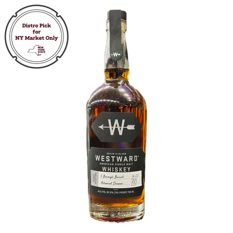 Westward "5 Borough Barrel" Single Barrel Cask Strength American Single Malt Whiskey - De Wine Spot | DWS - Drams/Whiskey, Wines, Sake