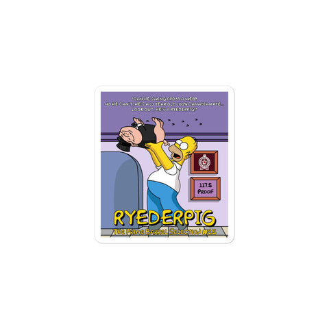Selection #25: WhistlePig “RyederPig” Rye Sticker