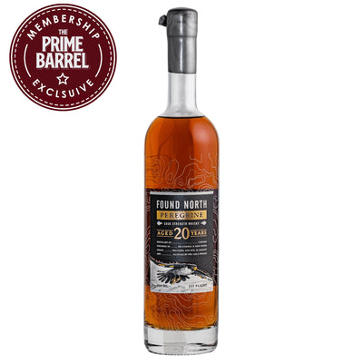 Found North Peregrine 20 Years Old Cask Strength Whisky bottle